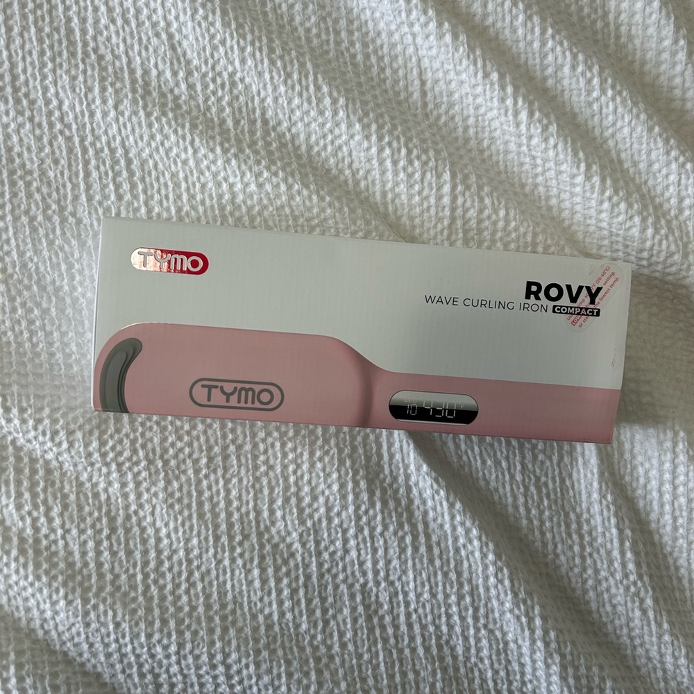 TYMO Rovy Compact Wave Curling Iron - Pink